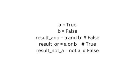 Image result for Boolean Python Tabelle