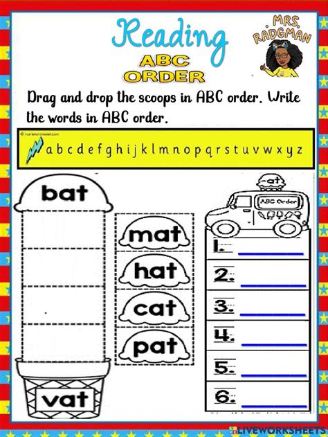 Afbeeldingsresultaten voor Learn ABC Order