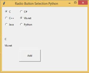Image result for Python Tkinter Radio Buttons