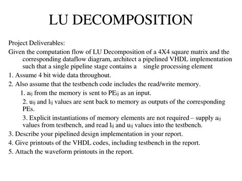 Image result for LU Decomposition Example 3X3