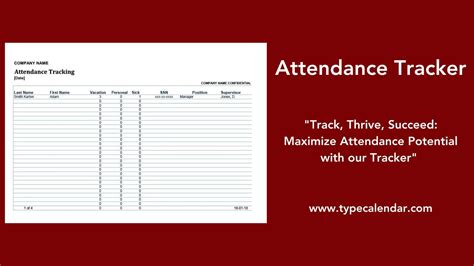 Toradh íomhá ar Attendance Tracking Form