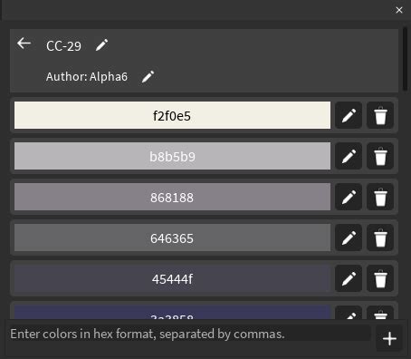 Image result for Color Pallet Roblox