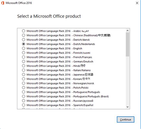 Toradh íomhá ar Office Language Pack
