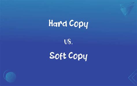 Image result for Hard Copy Examples