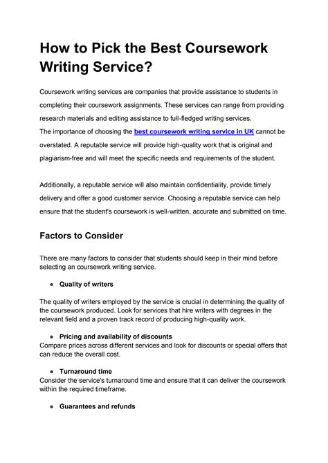 Toradh íomhá ar Coursework Writing Service UK