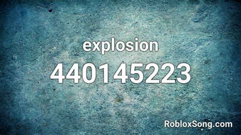 Explosion Roblox ID に対する画像結果