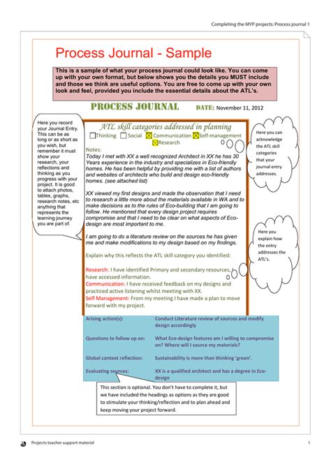 Image result for Journal Example