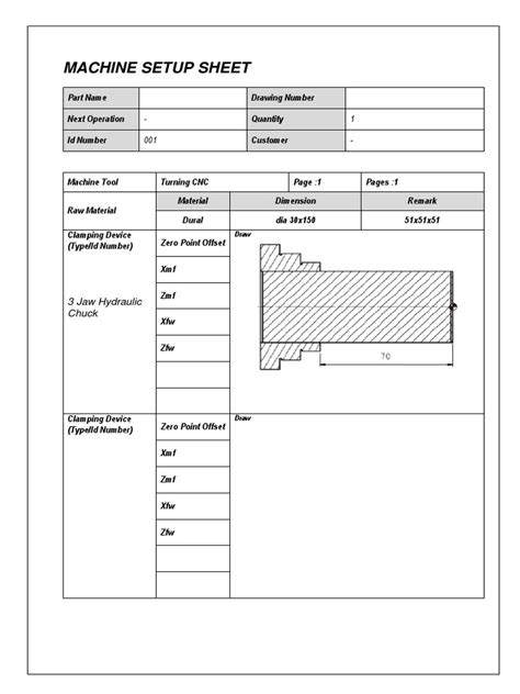 Image result for Machine Shop Work Sheet