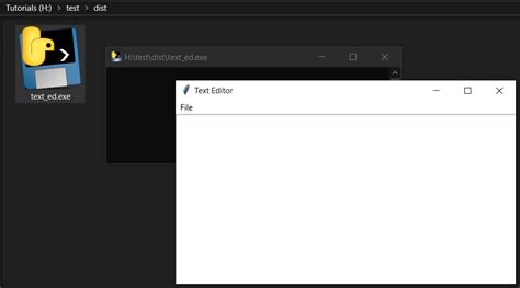 PyInstaller GUI に対する画像結果