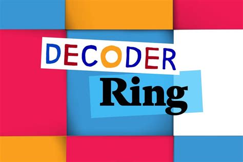 Image result for Blue Icon Decoder Ring