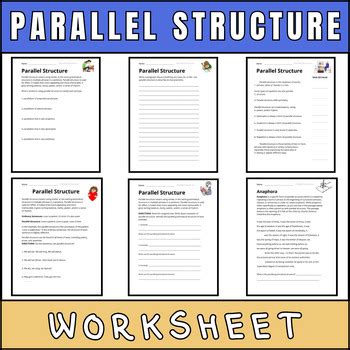 Image result for Parallel Structure Sheets