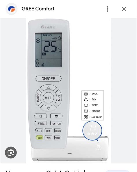 Auto Mode Icon On Gree Mini Split Remote Control に対する画像結果