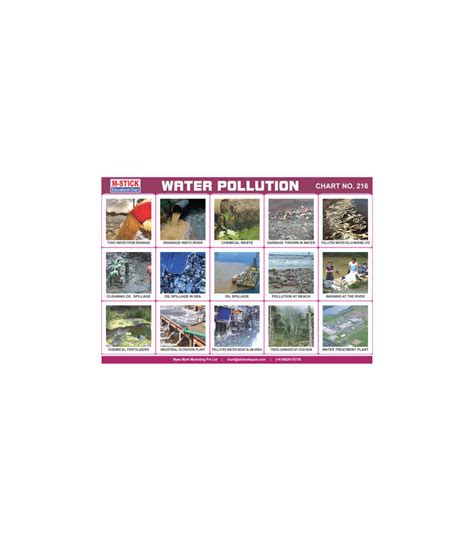 Image result for Demonstrate Water Pollution On Chart