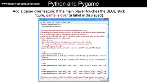 Toradh íomhá ar Pygame Features