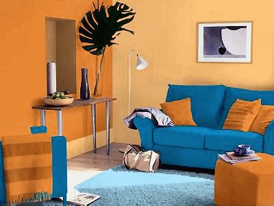 Image result for Complementary Color Scheme Use Living Room
