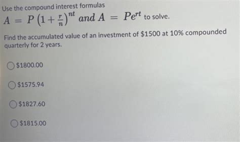 Toradh íomhá ar Pert Compound Interest Formula