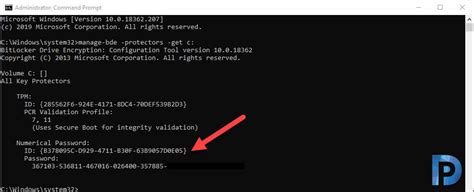 Image result for BitLocker Recovery Key Ad
