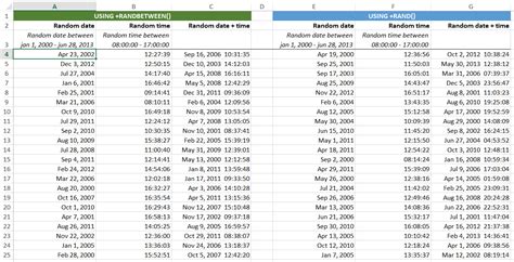Image result for Random Date Generator Excel