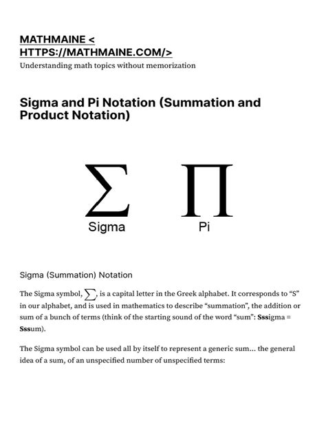Summation Notation Explained に対する画像結果