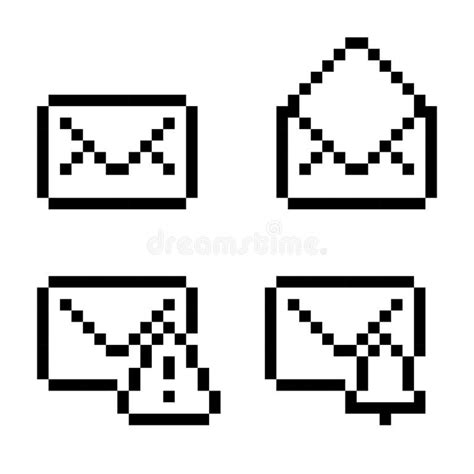Image result for 8-Bit Envelope Icon