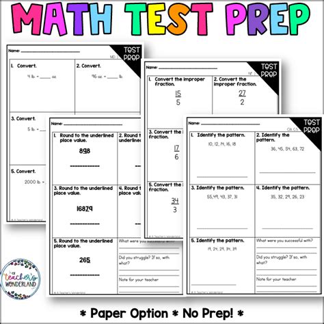 Image result for Preview Math Test 4th Grade