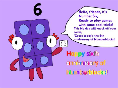 Number Blocks 6 Birthday に対する画像結果