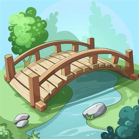 Afbeeldingsresultaten voor Cartoon Bridge Side View