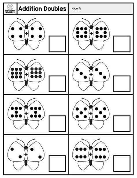 Image result for First Grade Math Worksheets Doubles