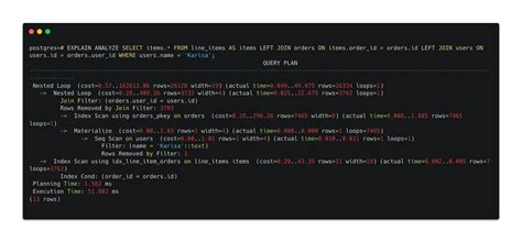 Afbeeldingsresultaten voor PostgreSQL Explain