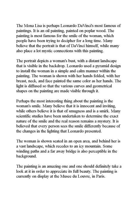 Example of Descriptive Essay に対する画像結果