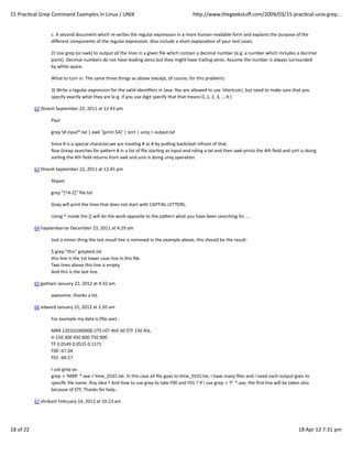 Image result for Grep Command Linux PDF