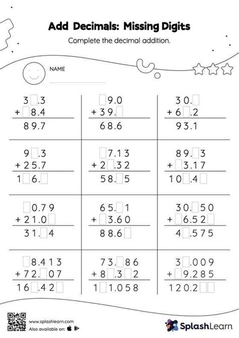 Image result for Missing Digit Addition Worksheets