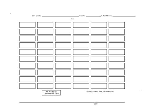 Image result for Computer Lab Seating Chart Template