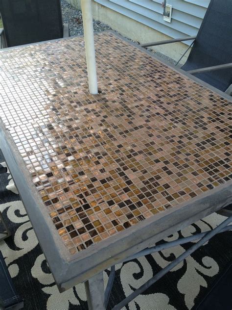Image result for DIY Tile Patio Table