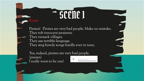 Image result for pilfering Pirates script