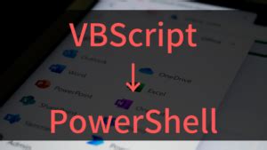 VBScript vs PowerShell に対する画像結果