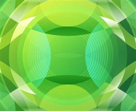 Creative Geometric Circle Green Gradient Vector Art & Graphics ...