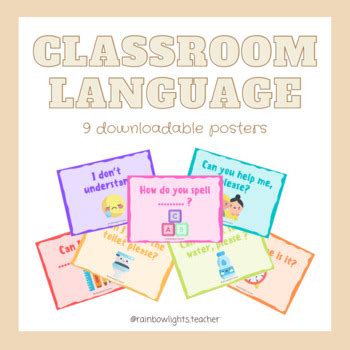 Image result for Classroom Language Posters PDF