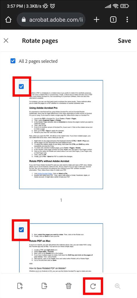 Image result for How to Rotate a PDF Document and Save It