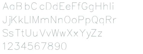 Image result for ASCII Table in Simplex Font