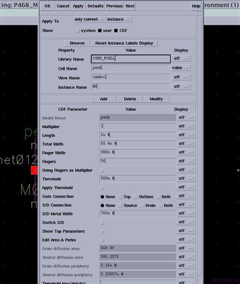 Toradh íomhá ar Spectre Netlist