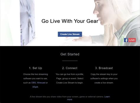 Image result for Facebook Live Stream with OBS