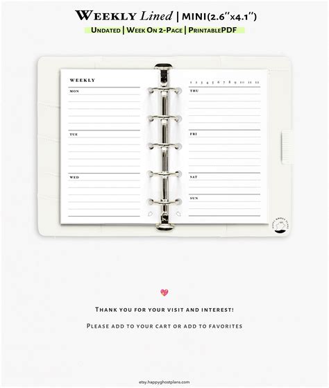 Mini Weekly Planner に対する画像結果