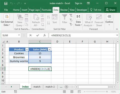 Image result for INDEX/MATCH Excel Formula Examples