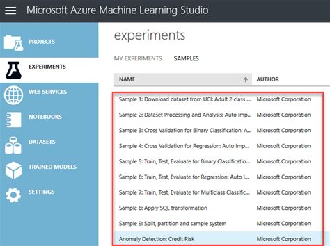 Image result for Azure Machine Learning Studio Screen Shot