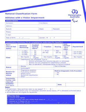 Image result for Classification Form