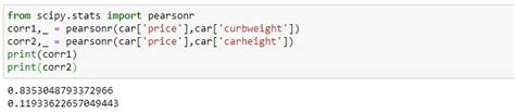 Image result for How to Get Correlation Coefficient Python