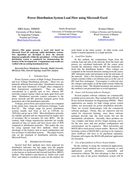 Power Distribution Diagram Example Spreadsheet に対する画像結果