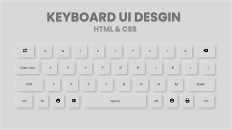 Keyboard UI Design with Different Fonts HTML/CSS ਲਈ ਪ੍ਰਤੀਬਿੰਬ ਨਤੀਜਾ