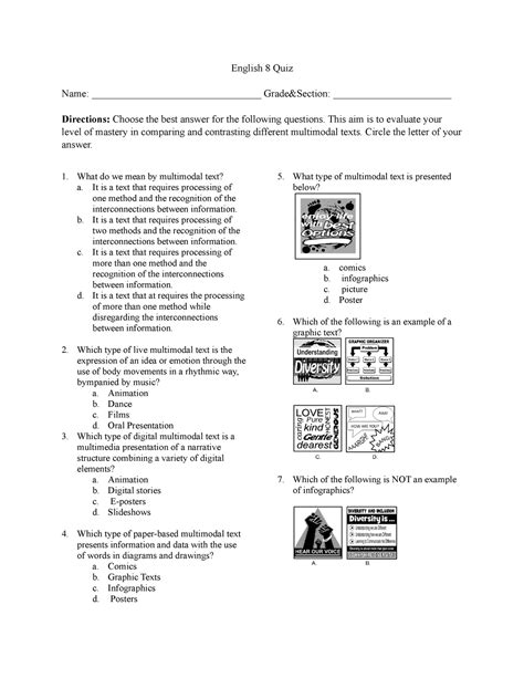 Toradh íomhá ar Sample of Multimodal Text